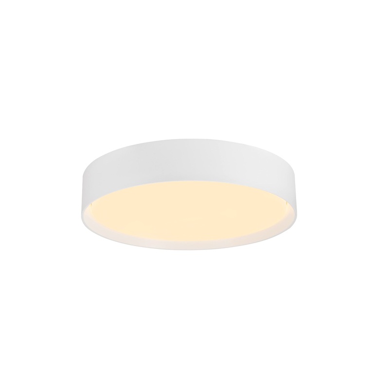 DECONA, wall and ceiling-mounted light, round, 2700/3000K, 18W, PHASE, white