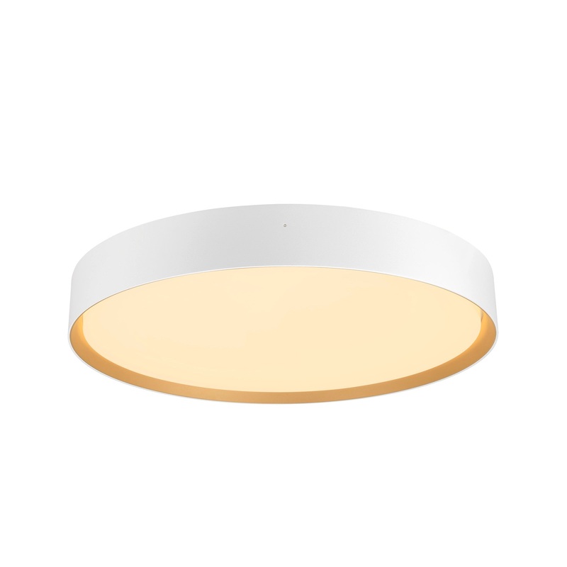 DECONA, wall and ceiling-mounted light, round, 2700/3000K, 23W, PHASE, white / gold