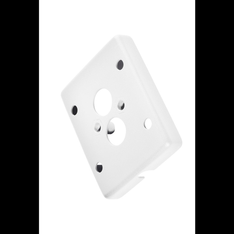 [Discontinued] Adapter frame for surface-mounted cable, white