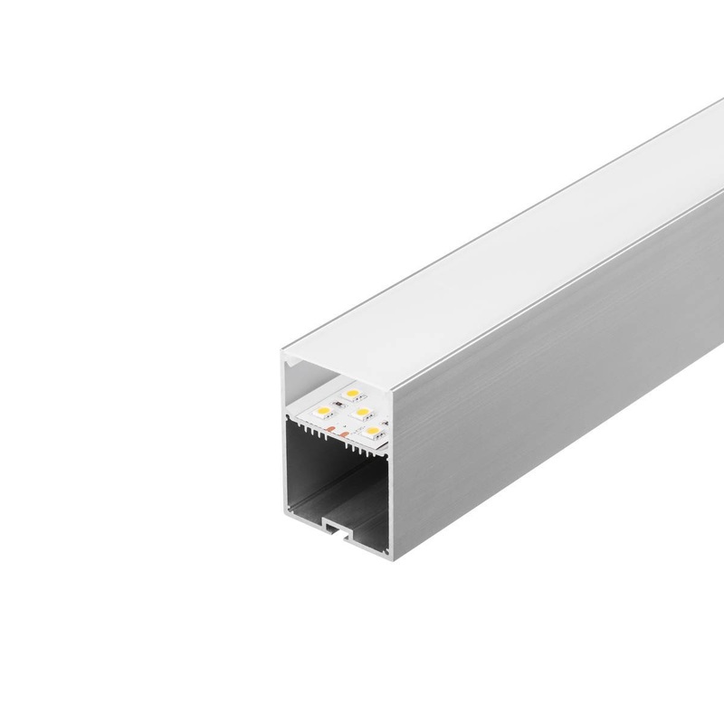[Discontinued] GLENOS ALU-PROFILE with cover, alu anodised, 2m