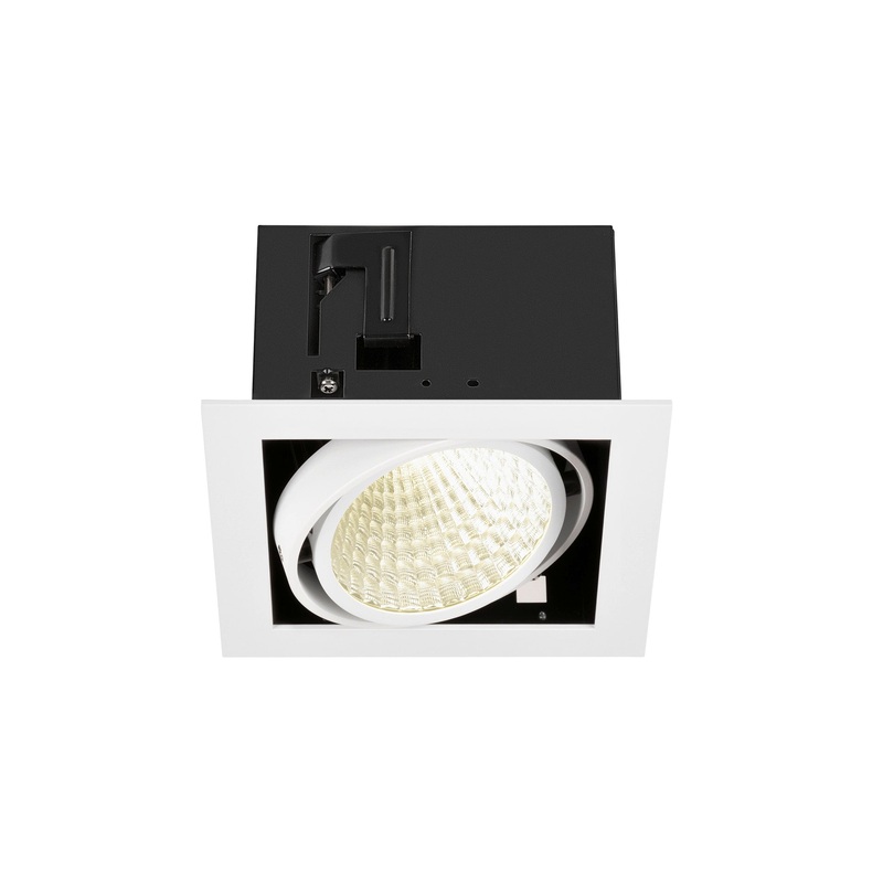 KADUX, recessed ceiling light, single, 4000K, DALI 2, touch, 30, white