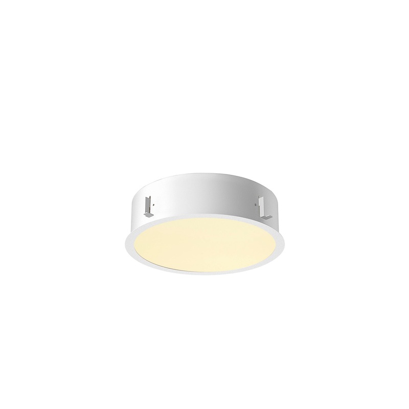 MEDO 30, recessed ceiling light, frame, 3000/4000K, 70, IP20, round, white