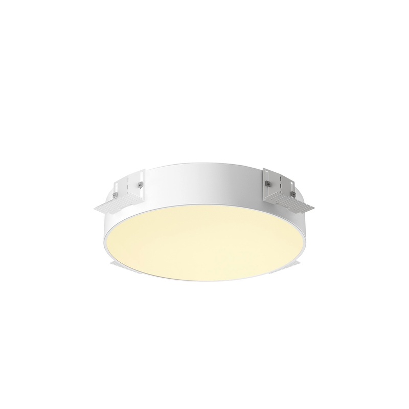 MEDO 40, recessed ceiling light, frameless, 3000/4000K, 80, IP20, round, white
