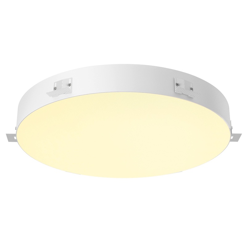 MEDO 90, recessed ceiling light, frameless, 3000/4000K, 80, IP20, round, white