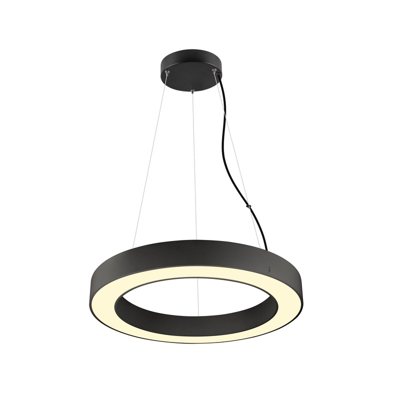 MEDO RING 60, pendant light, pendant length 300cm, 3000/4000K, 110, PHASE, black