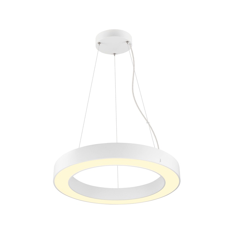 MEDO RING 60, pendant light, pendant length 300cm, 3000/4000K, 110, PHASE, white