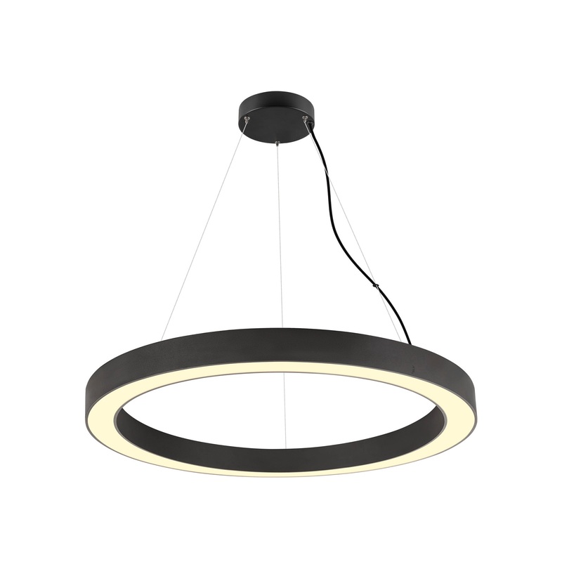 MEDO RING 90, pendant light, pendant length 300cm, 3000/4000K, 110, DALI, touch, black