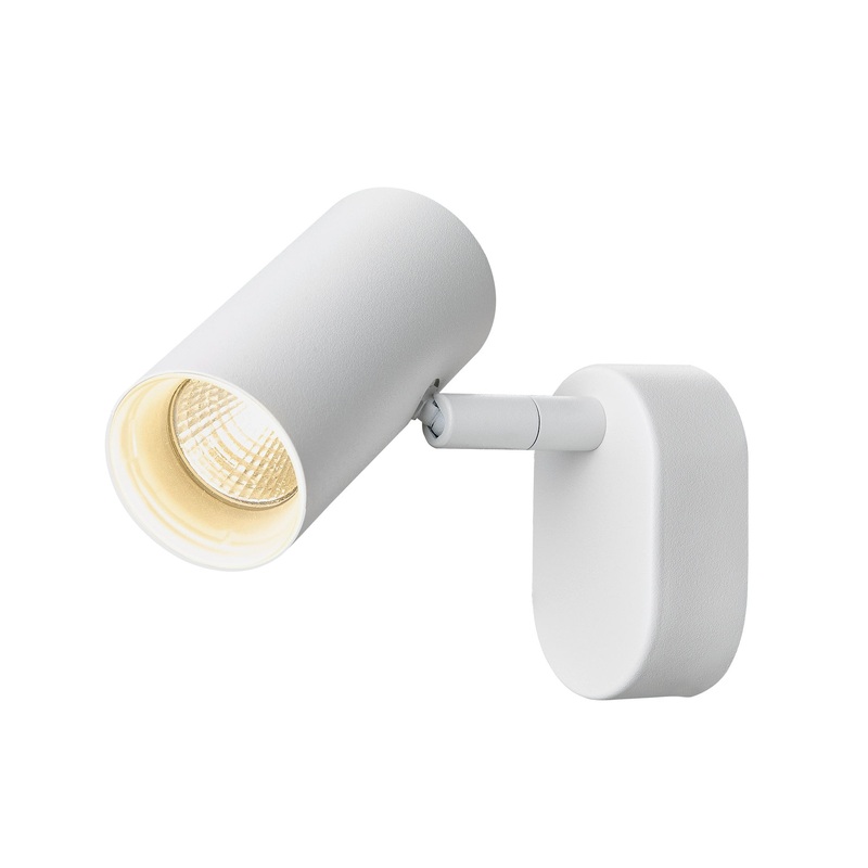 NOBLO, wall and ceiling-mounted light, single, round, 3000K, 6W, PHASE, 32, white