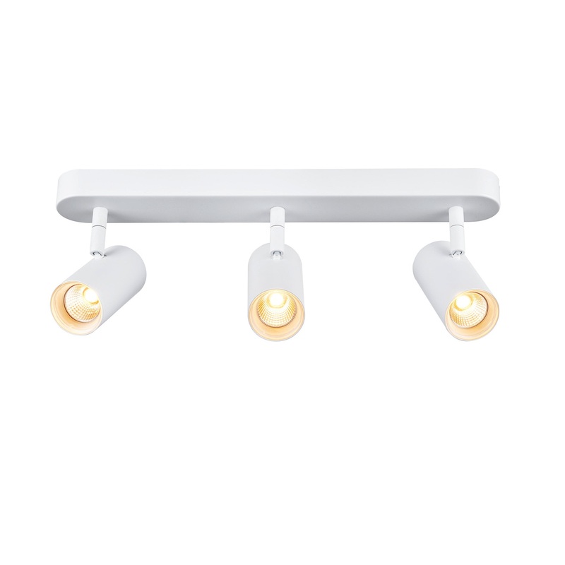 NOBLO, wall and ceiling-mounted light, triple, round, 2700K, 19W, PHASE, 32, white
