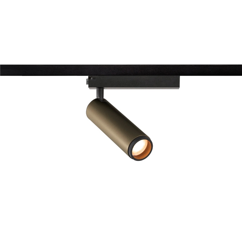 GRIP! M, 1~ spot, cylindrical, 2700K, 20W, PHASE, 42, bronze / black
