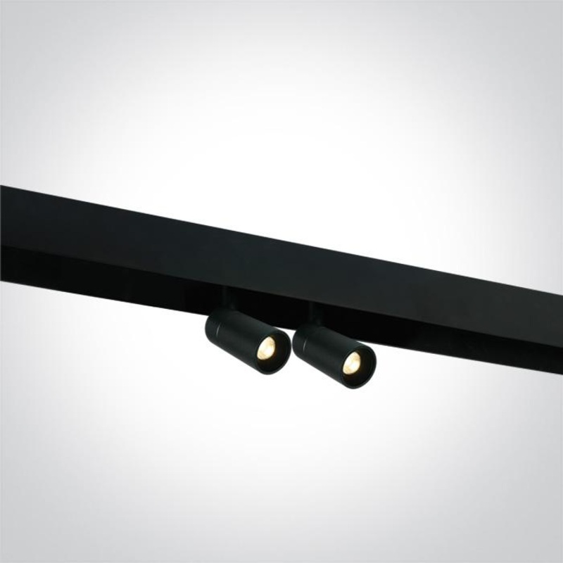 BLACK 2x6W WW 48v IP20 ADJUSTABLE