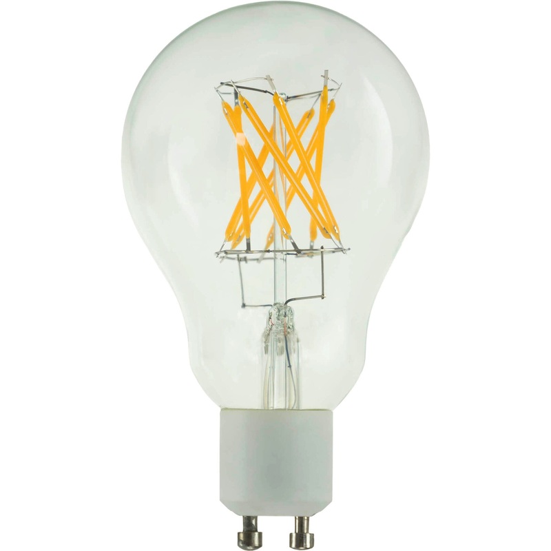 LED A60 Crossed Filament, LED light source, GU10, PHASE, 6.5W, 2200K