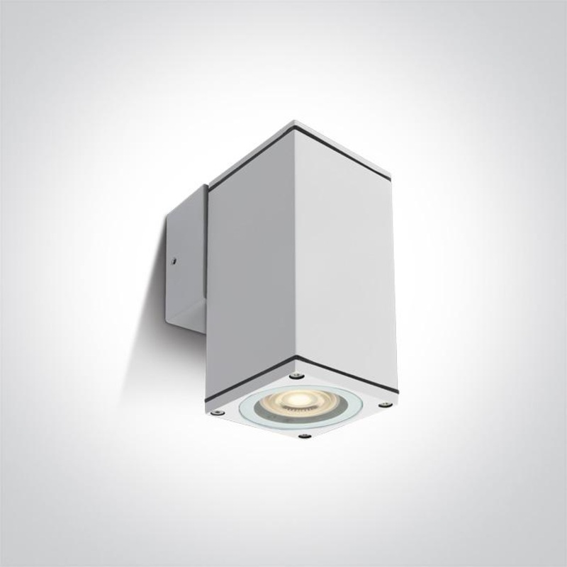 WHITE WALL GU10 10w IP54 100-240V