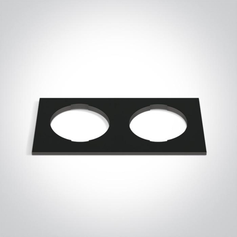 BLACK DECORATIVE BASE SQUARE DOUBLE FOR 10105H