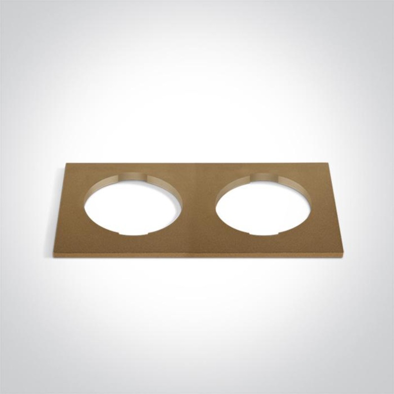 BRASS DECORATIVE BASE SQUARE DOUBLE FOR 10105H