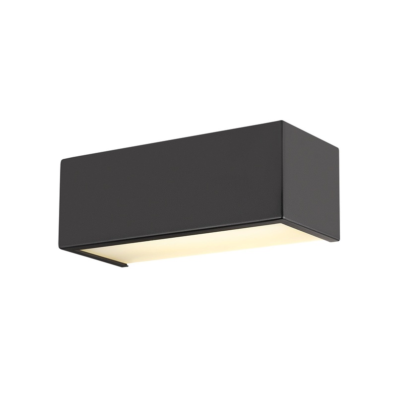 CHROMBO, wall-mounted light, square, 3000K, 8 W, PHASE, 120, black