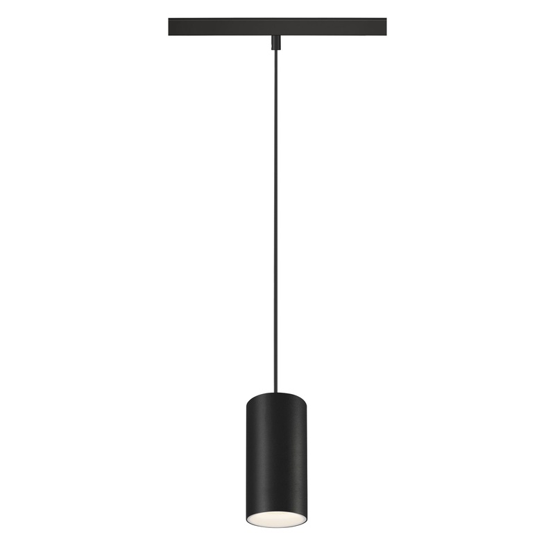 NUMINOS S, 48V pendant light, pendant length 150cm, 4000K, 20, DALI 2, matt black / matt white
