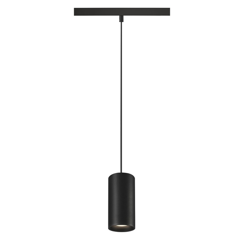 NUMINOS S, 48V pendant light, pendant length 150cm, 4000K, 40, DALI 2, matt black