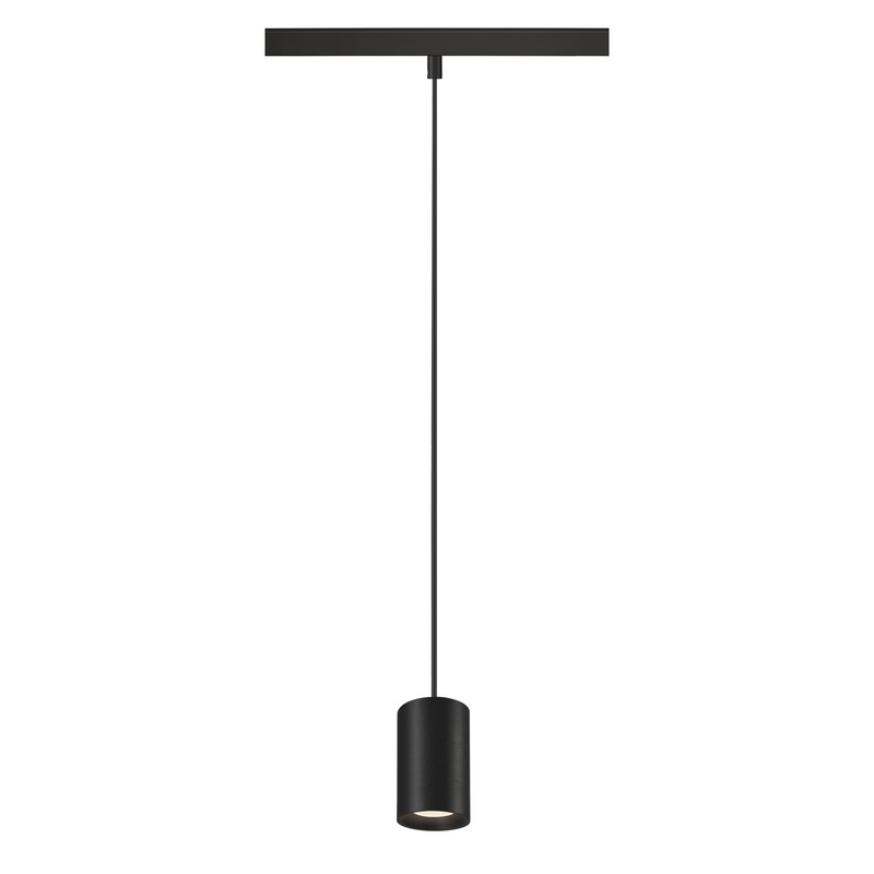 NUMINOS XS, 48V pendant light, pendant length 150cm, 4000K, 40, DALI 2, matt black