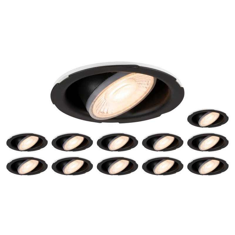Set consisting of 12 x UNIVERSAL DOWNLIGHT PHASE IP20 38, without cover