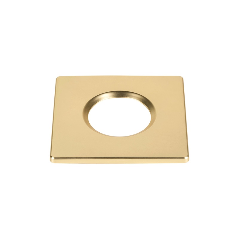 UNIVERSAL DOWNLIGHT cover, for downlight, IP65, square, gold matt