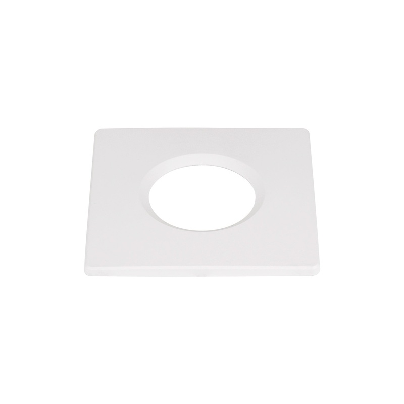 UNIVERSAL DOWNLIGHT cover, for downlight, IP65, square, white