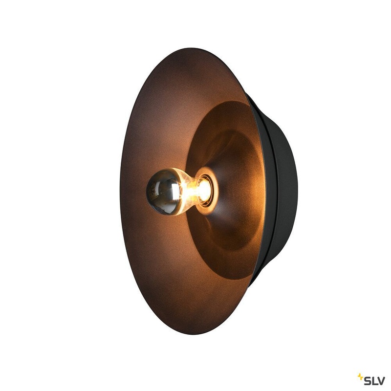 BATO 35 CW, Indoor surface-mounted wall and ceiling light, black, E27, max. 60W