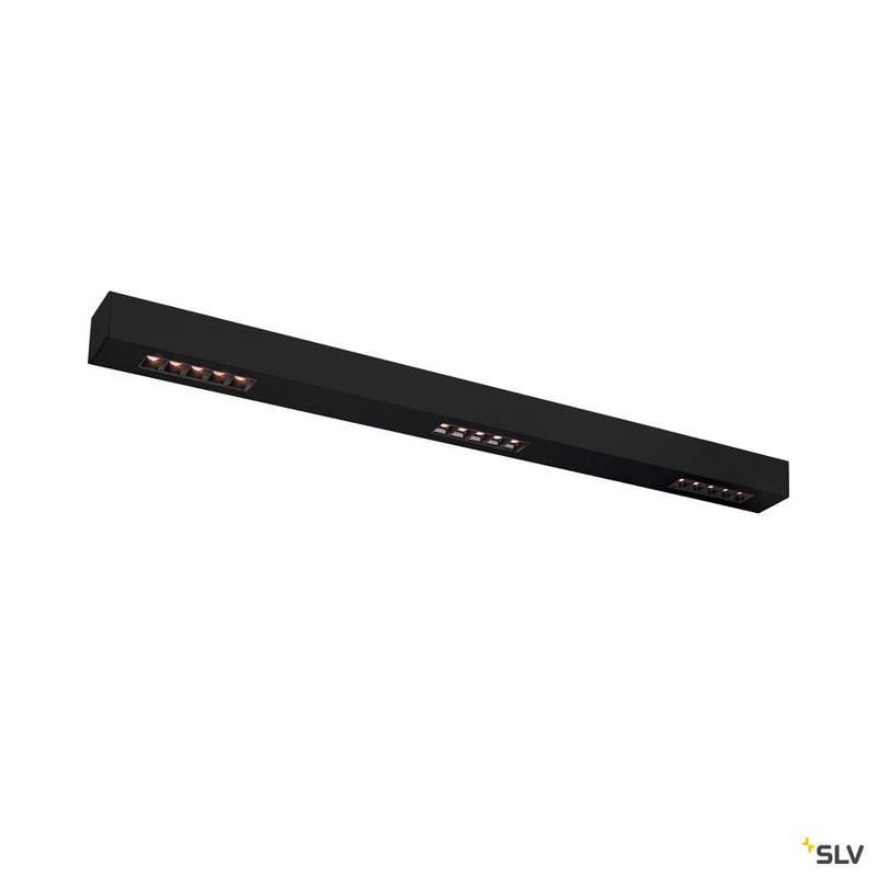 Q-LINE CL, LED Indoor surface-mounted ceiling light, 1m, BAP, black, 3000K