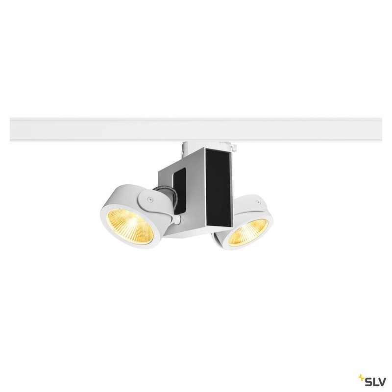TEC KALU double white/black 60 3000K, incl. 3-circuit adapter