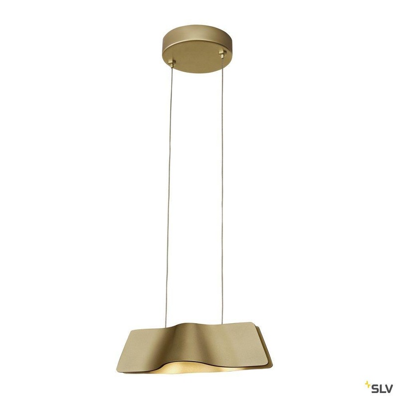 WAVE 25 LED Pendant luminaire, brass, 2000K-3000K Dim to Warm