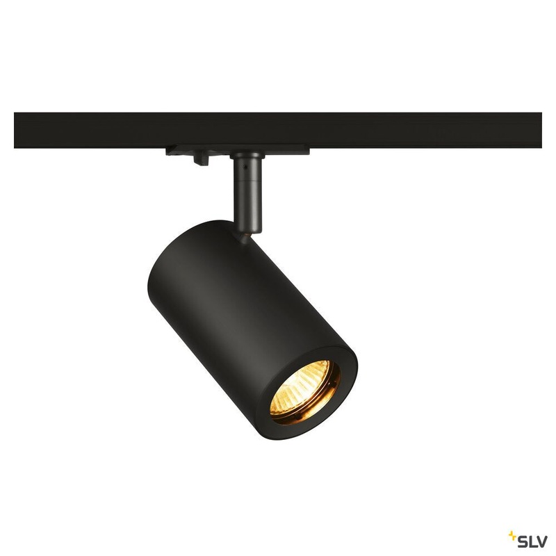ENOLA_B TRACK SPOT, QPAR51 black, 50W, incl. 1-circuit adapter