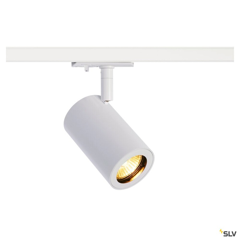ENOLA_B TRACK SPOT, QPAR51 white, 50W, incl. 1-circuit adapter