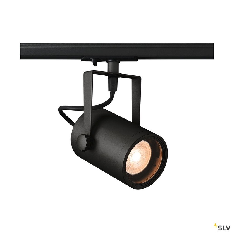 EURO SPOT TRACK, black, QPAR51 25W, incl. 1-circuit adapter