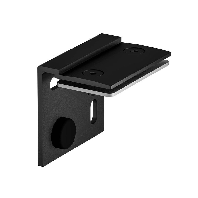 H-PROFILE wall holder, black