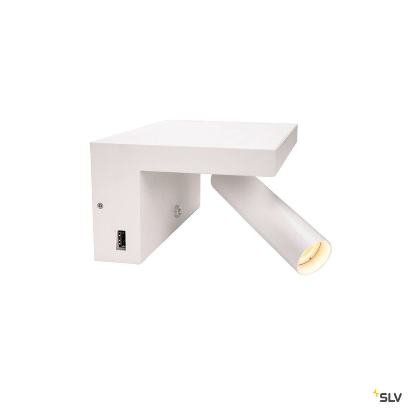 KARPO Bedside, LED Indoor surface-mounted wall light, white, 3000K