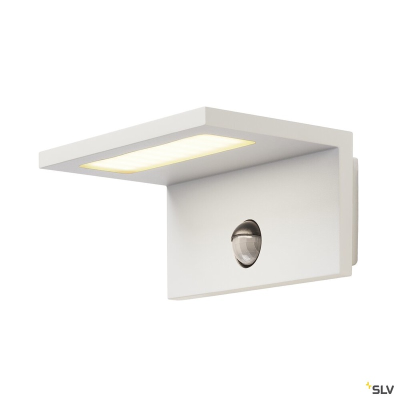LED SENSOR WL, LED Outdoor surface-mounted wall light, IP44, white, 3000K
