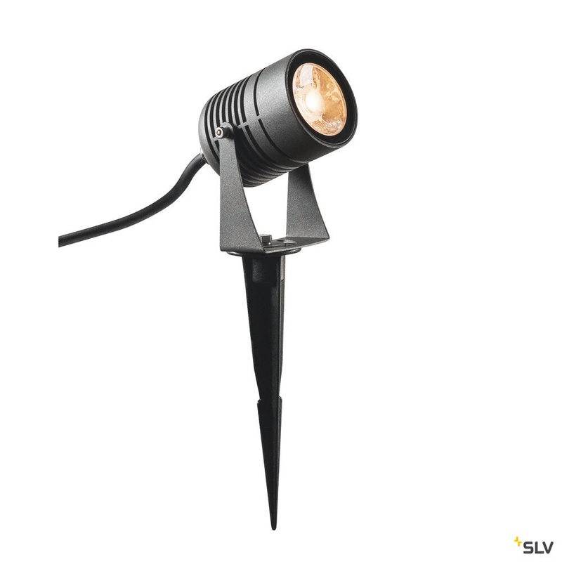 LED SPIKE, LED outdoor ground spike luminaire, anthracite, IP55, 3000K, 40
