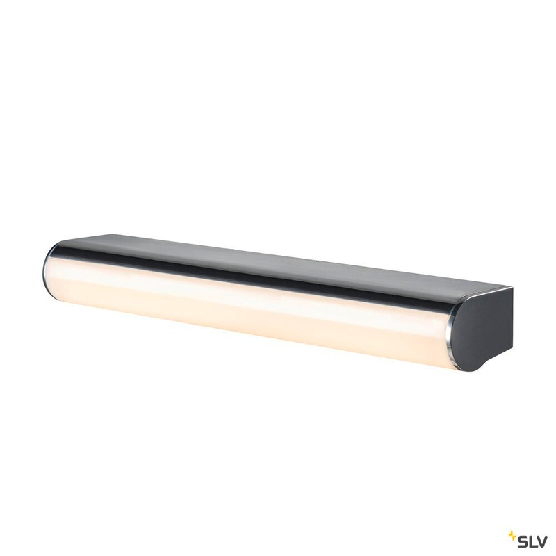 MARYLIN, LED Outdoor surface-mounted wall light, chrome, IP44, 3000K, 10W