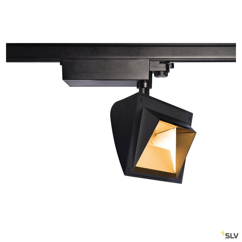 MERADO FLOOD, black 3000K 40, incl. 3-circuit adapter