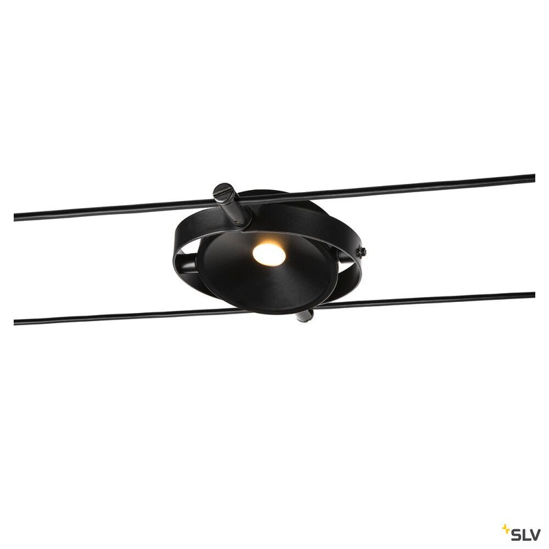 DURNO, cable luminaire for the TENSEO low voltage cable system, 2700K, black
