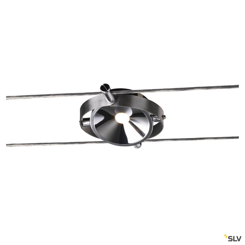 DURNO, cable luminaire for the TENSEO low voltage cable system, 2700K, chrome