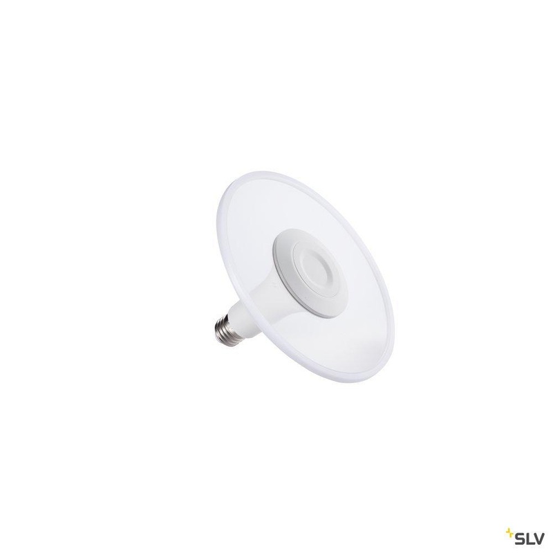 LED DISK lamp, E27, 2700K, 1000lm, 360, dimmable, white housing