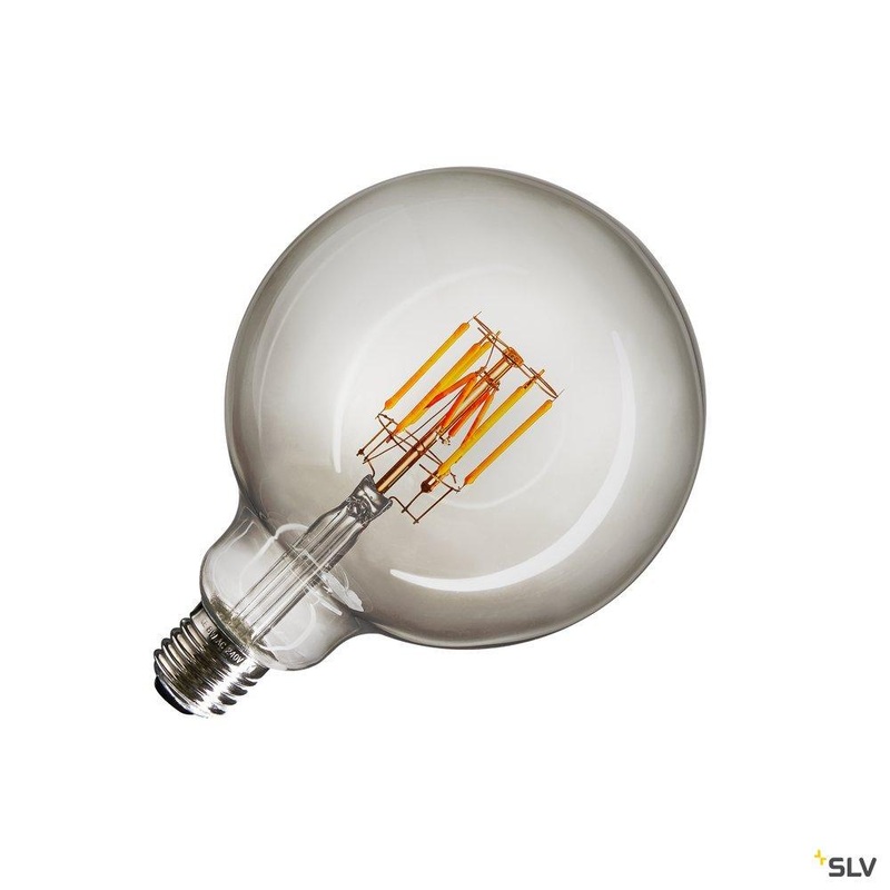LED lamp, G125, E27, 2000-29000K, 280, dimmable, smoked glass