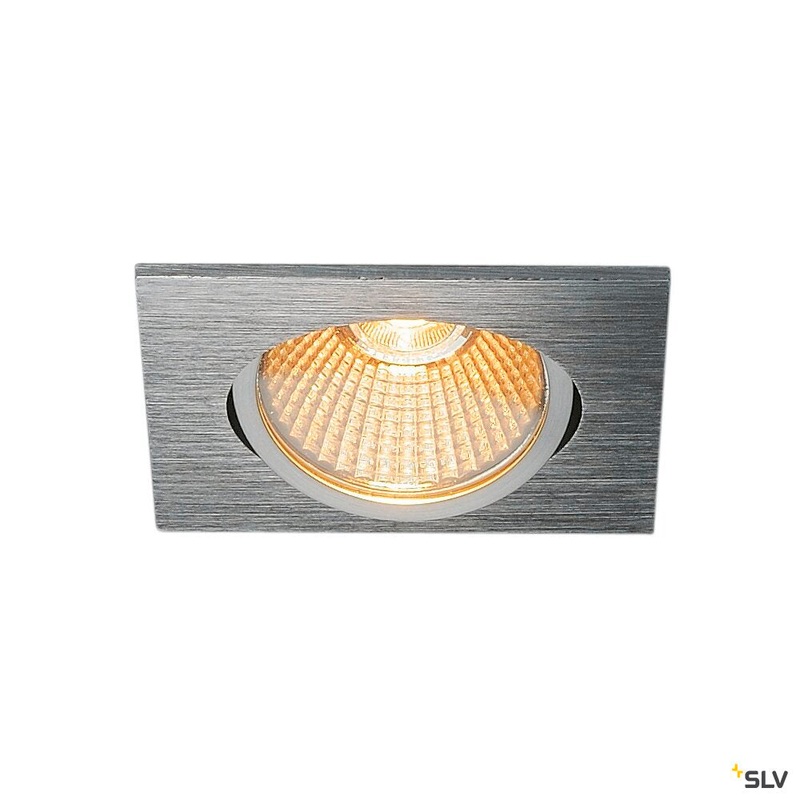 NEW TRIA 68 I CS, Indoor LED recessed ceiling light alu 2700K square