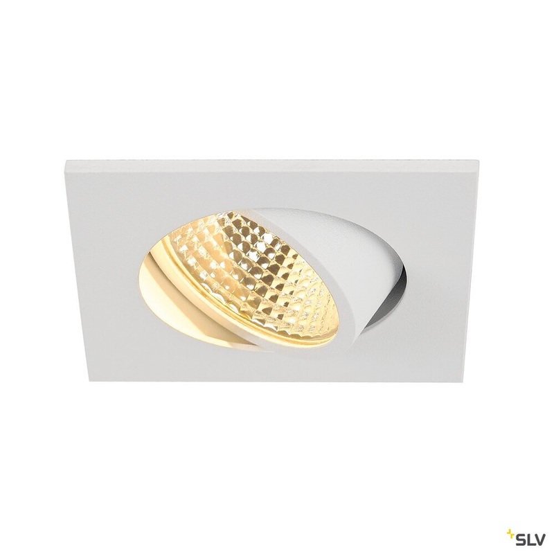 NEW TRIA 68 I CS, Indoor LED recessed ceiling light white square 2700K 38 incl. driver clip springs