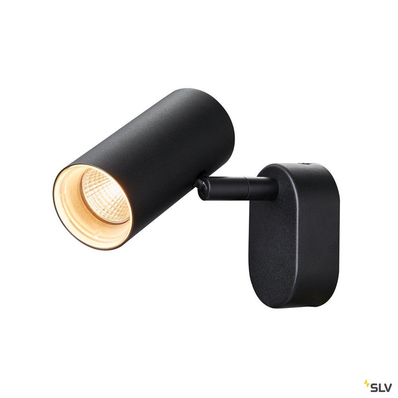 NOBLO I, Indoor LED surface-mounted ceiling light 2700K black