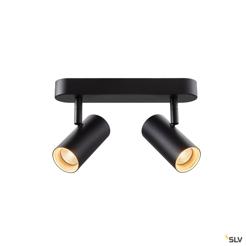 NOBLO II, Indoor LED surface-mounted ceiling light 2700K black