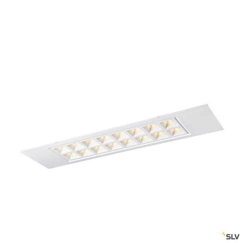 PAVANO 300×1200 Indoor LED recessed ceiling light white 4000K UGR<(><<)>16