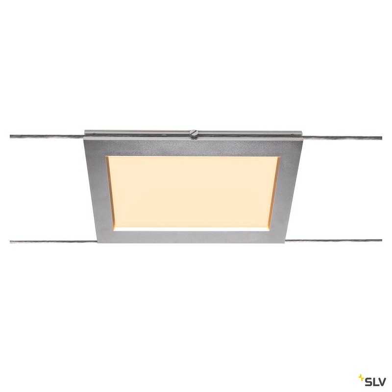 PLYTTA rectangular, cable luminaire for the TENSEO low voltage cable system, 2700K, chrome