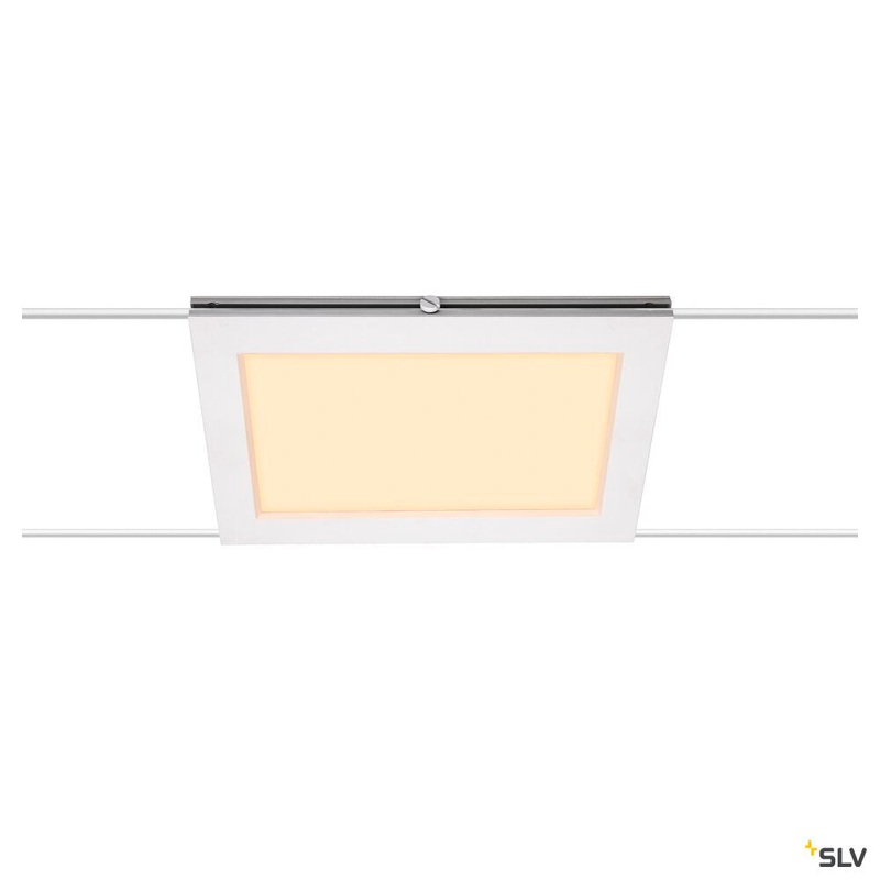 PLYTTA rectangular, cable luminaire for the TENSEO low voltage cable system, 2700K, white